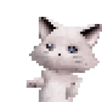 pixelated cat dancing and grooving oh yeah